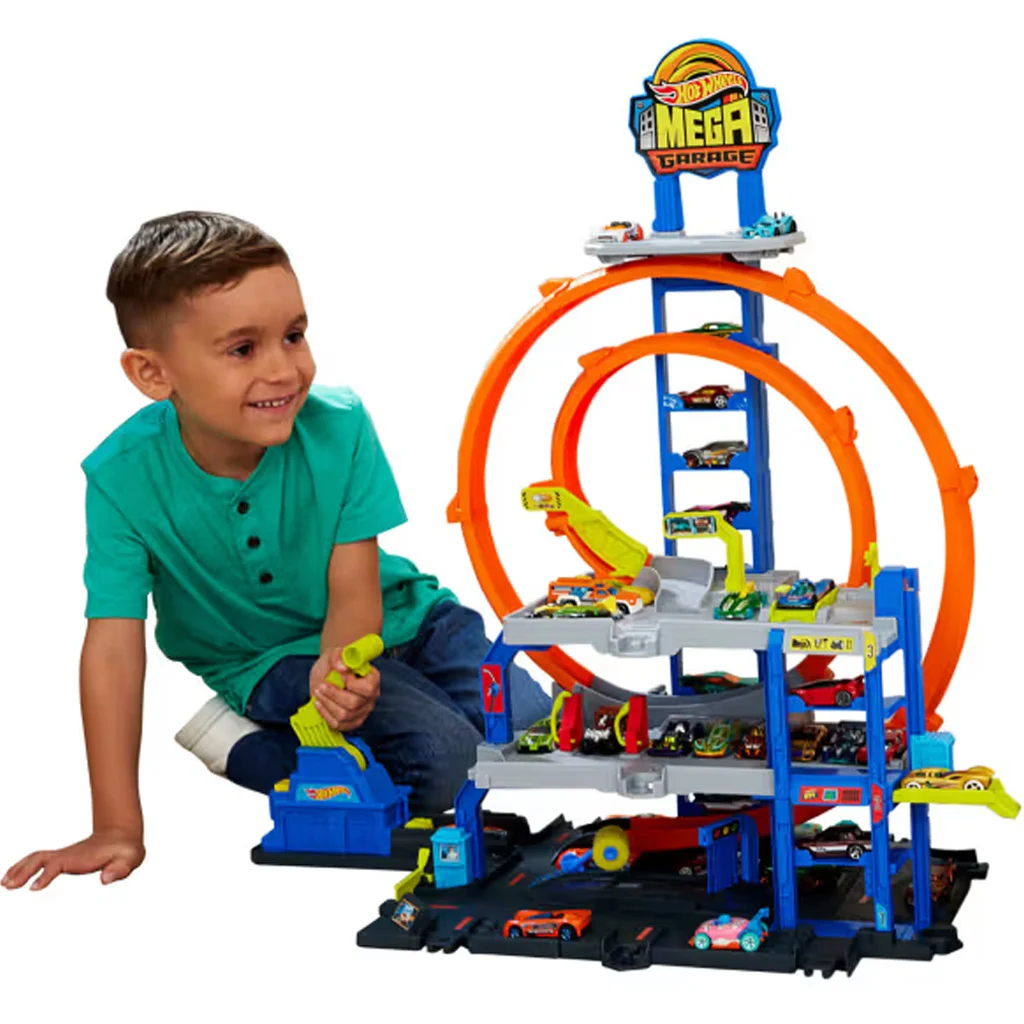 Hot Wheels City: Mega Garázs - Mattel kép 2