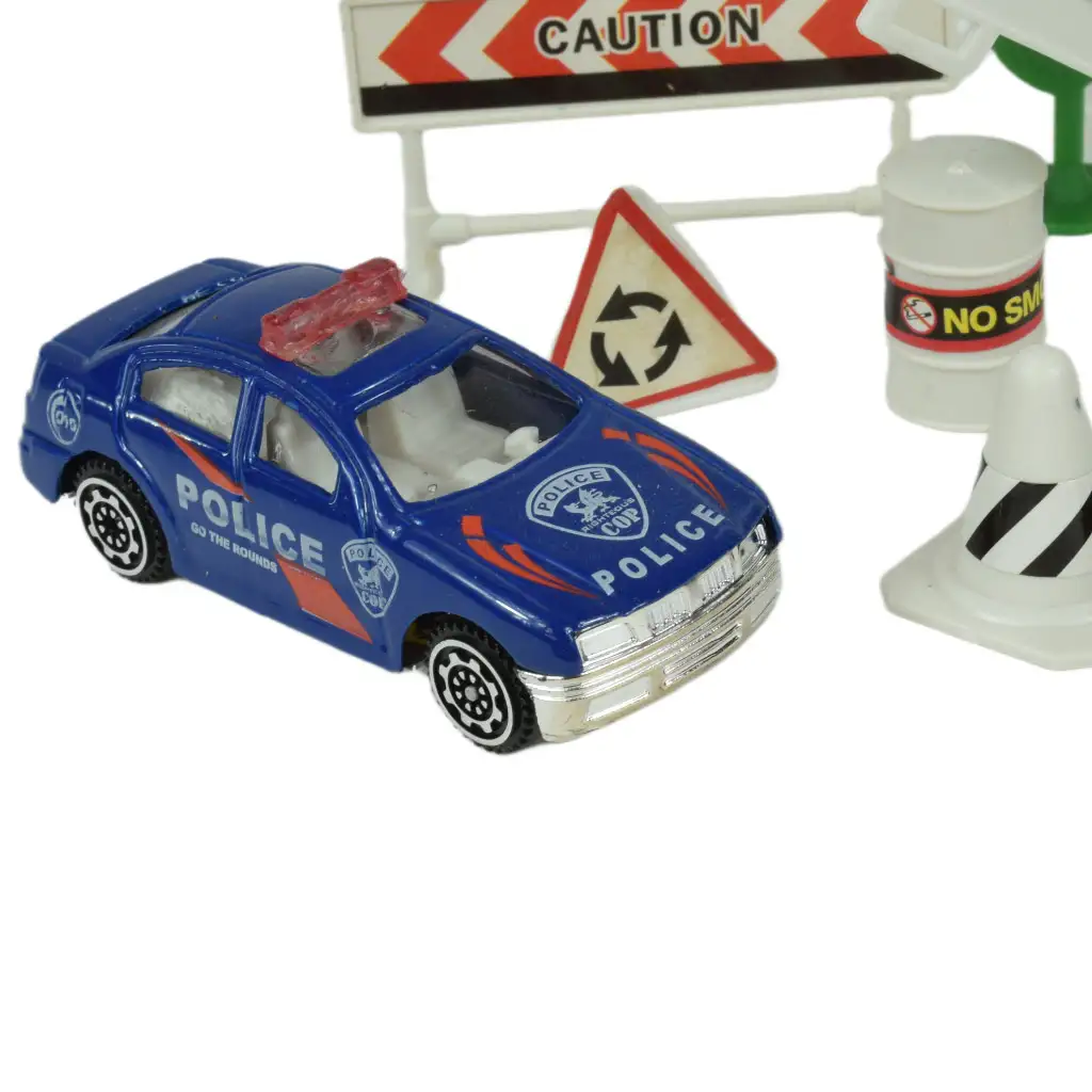 Police Set: Rendőrségi szett járművekkel és kiegészítőkkel többféle változatban 1db kép 7