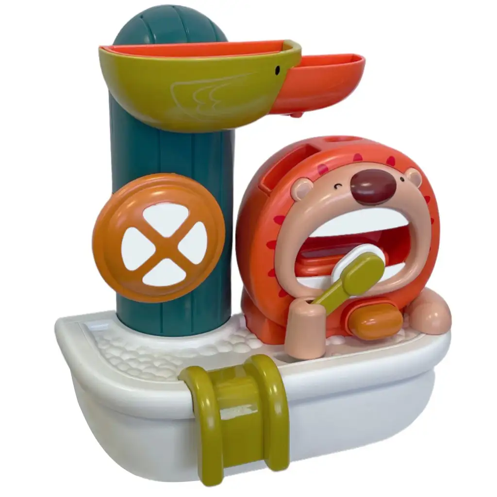 Pancsizó Leo a fogmosó oroszlán fürdőjáték kancsóval kép 7