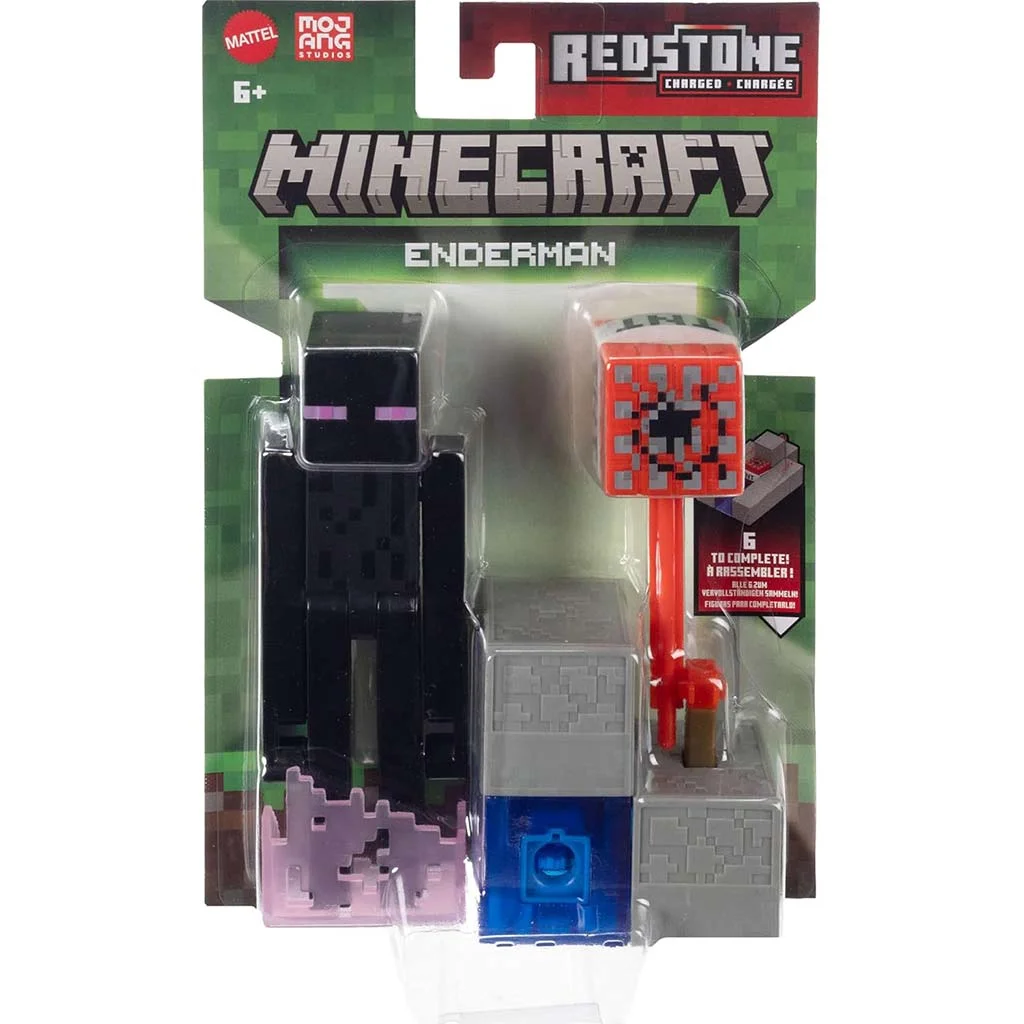Minecraft: Enderman karakter játékfigura kiegészítőkkel - Mattel