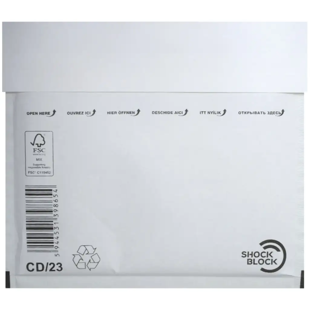 Légpárnás boríték CD-23 180x165mm 1db