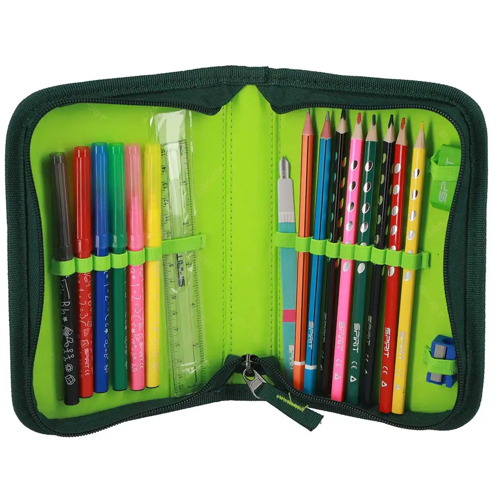 Spirit: Raptor dinoszauruszos iskolatáska, hátizsák 5db-os szett 38x17x28cm kép 5