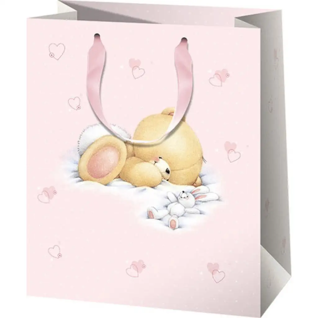 Macis rózsaszín normál ajándéktáska 11x15x6cm