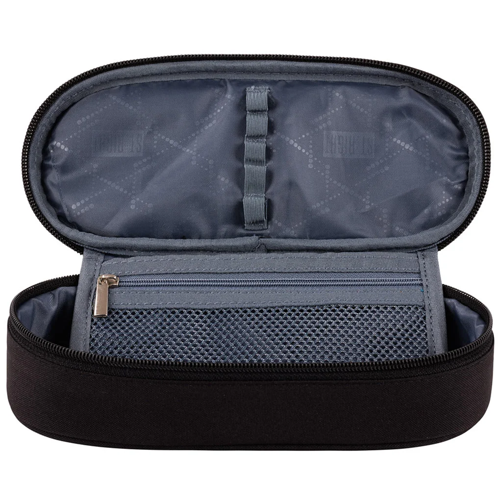 St.Right: Álmos kutyus fekete ovális tolltartó 23cm kép 2