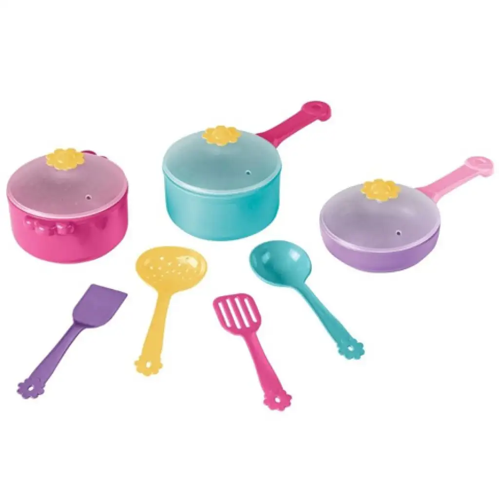 Színes konyhai játékszett 10db-os - Wader