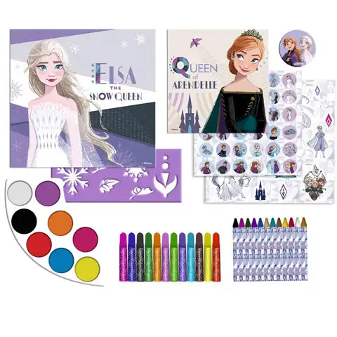 Jégvarázs 2. 100 db-os kreatív szett színezővel és matricákkal kép 2