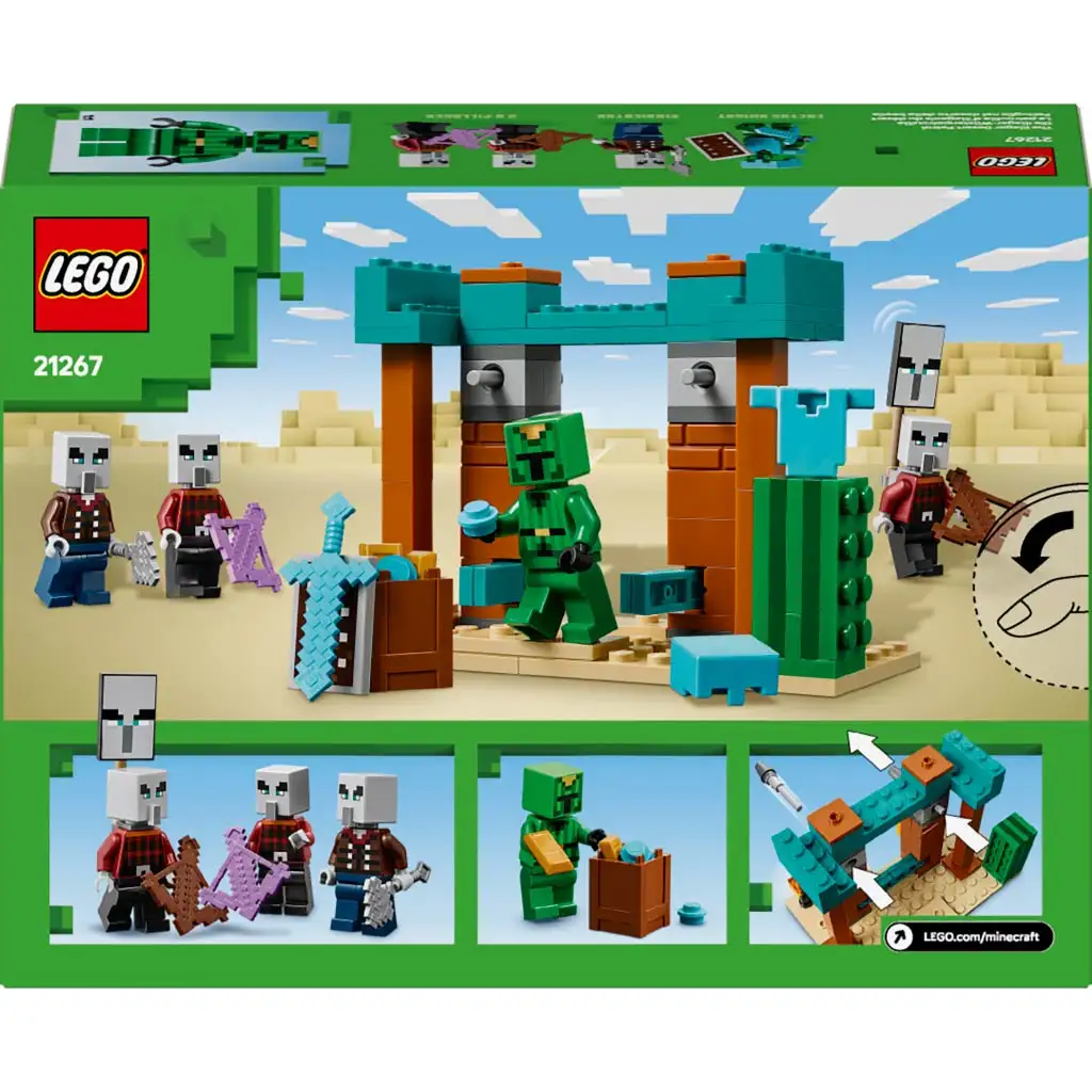 LEGO® Minecraft: Illagerek őrjárata a sivatagban (21267) kép 2