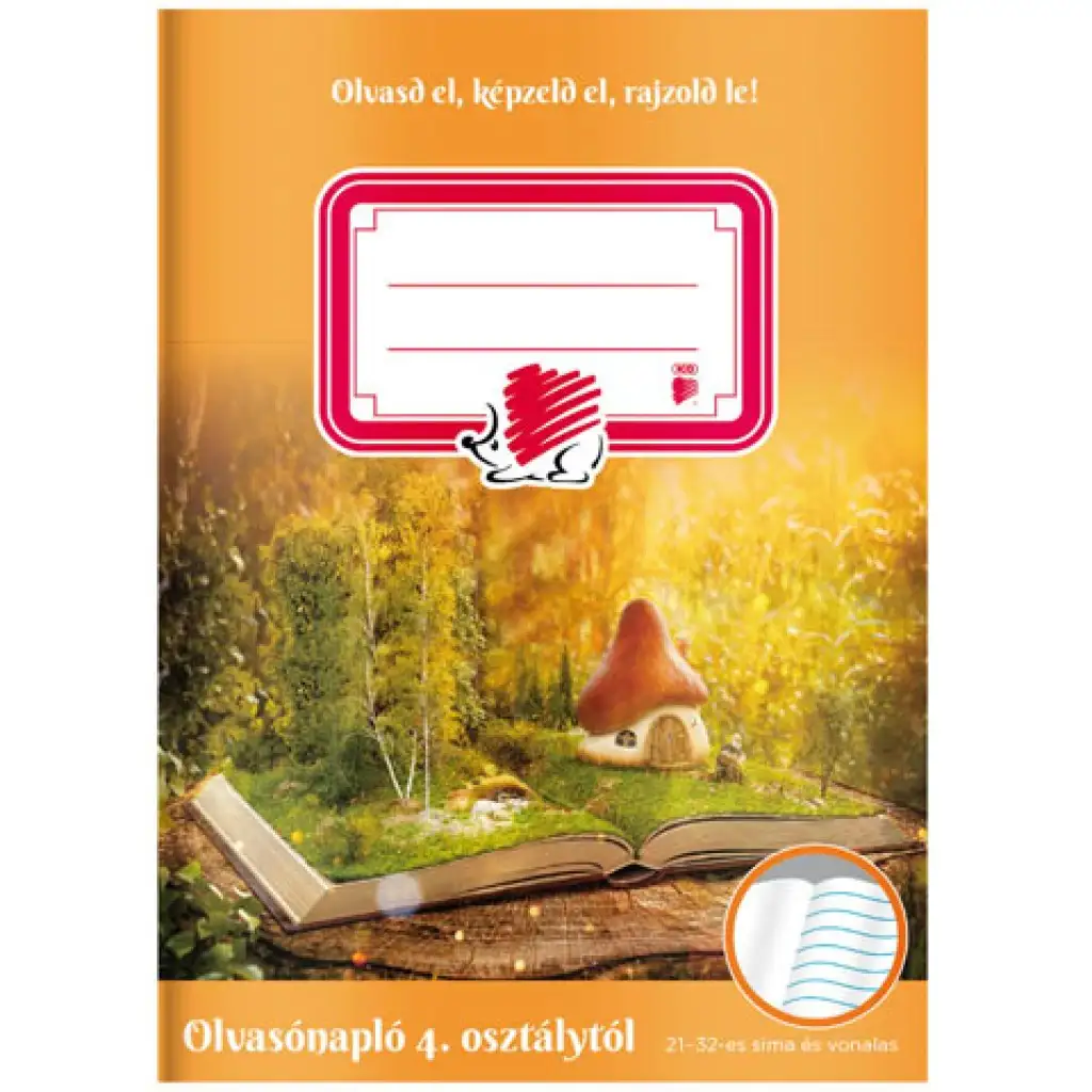 ICO: SÜNI negyedik osztályos mesefüzet/olvasónapló A/5-ös 21-32-es vonalazással