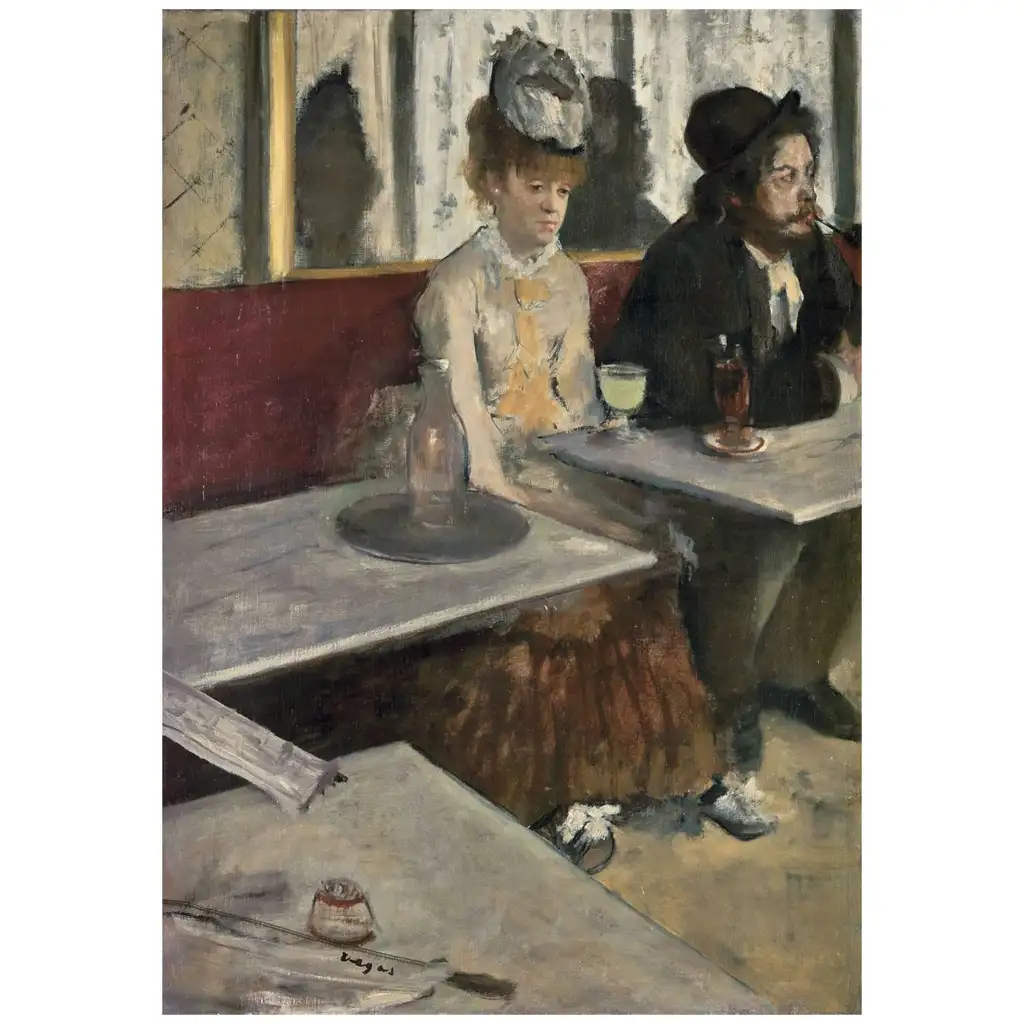 Museum Collection: Edgar Degas - Egy kávézóban 1000 db-os puzzle poszterrel - Clementoni kép 2
