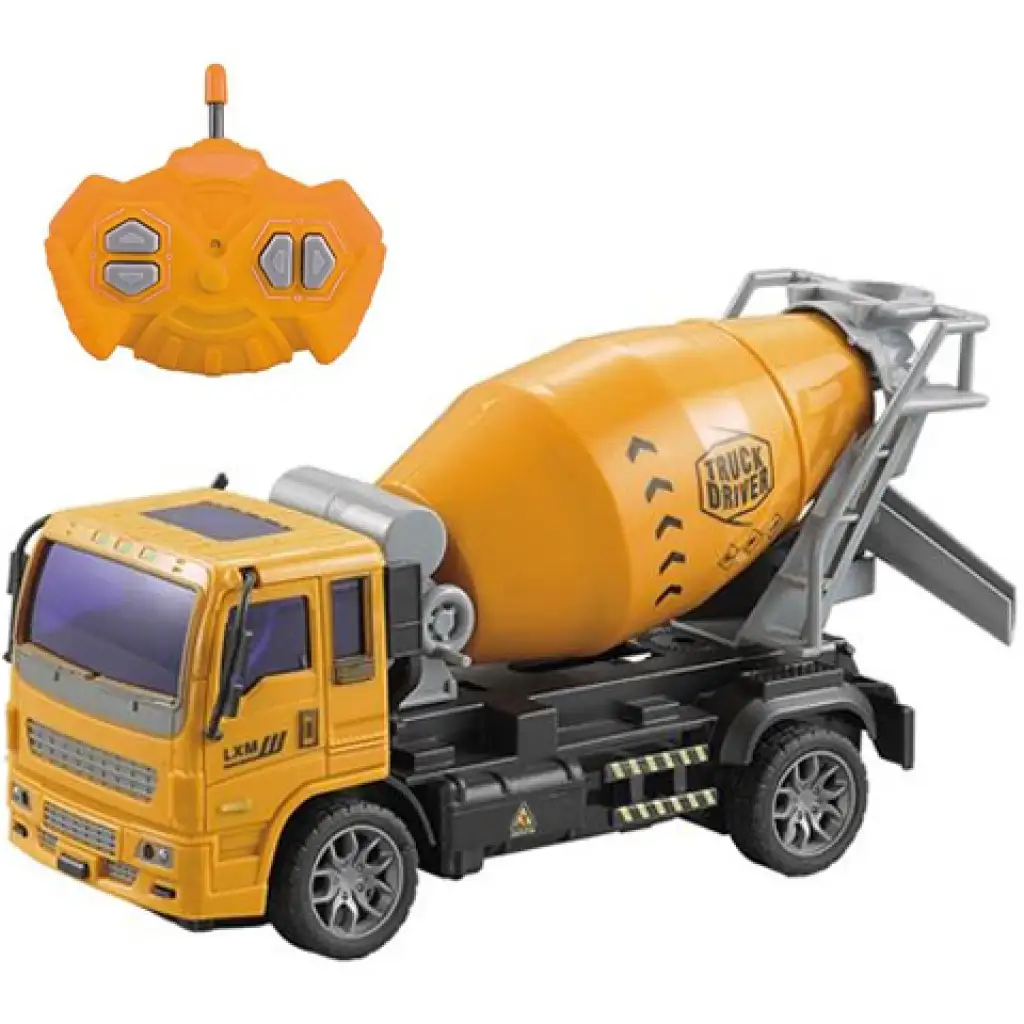 RC Távirányítós betonkeverős mixer teherautó fényekkel 1/36 kép 2