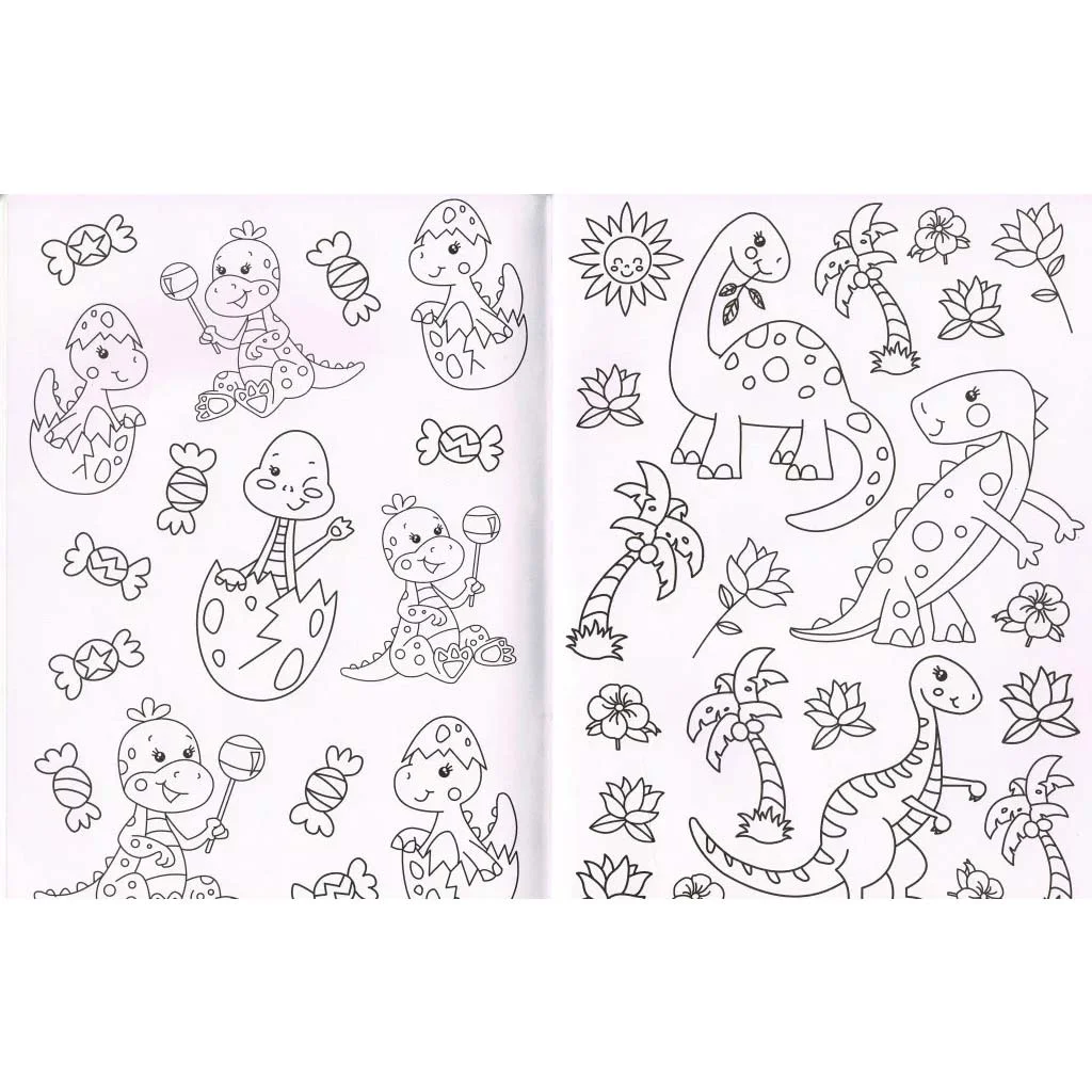 Gyémántos kifestő - Dinoszauruszok kép 2