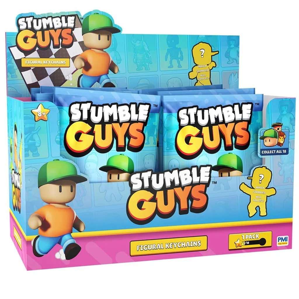 Stumble Guys meglepetés kulcstartó 1db