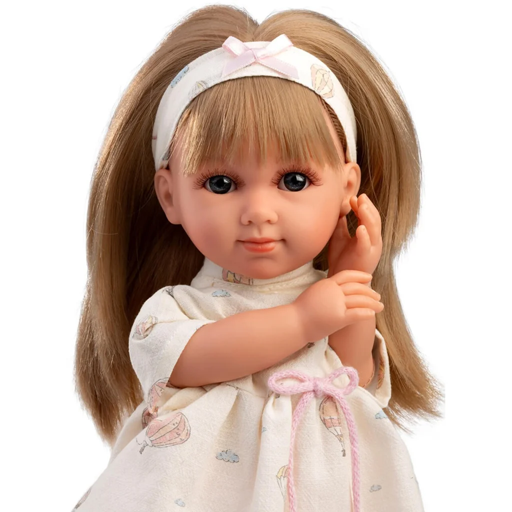 Llorens: Elena 35cm-es baba hőlégballonos ruhában kép 2