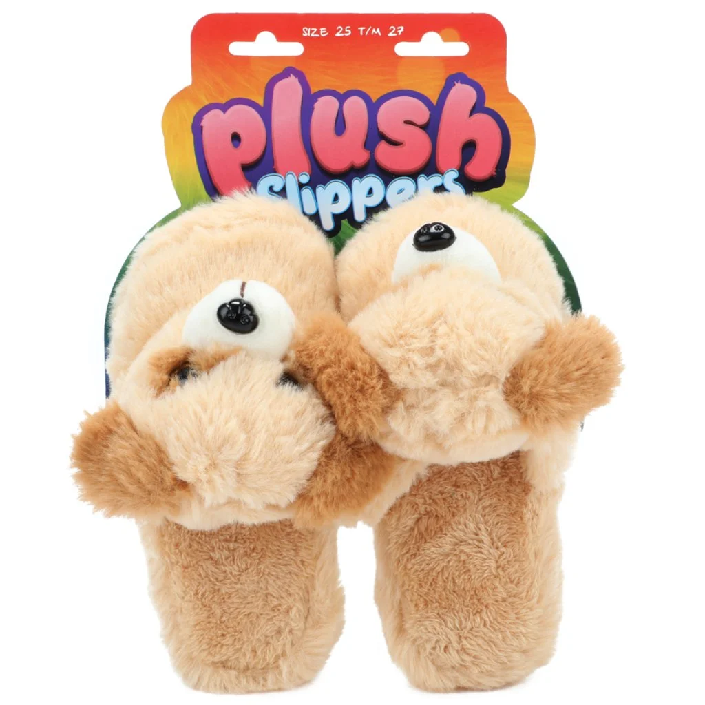 Plüss kutyus papucs 25-27-es méret