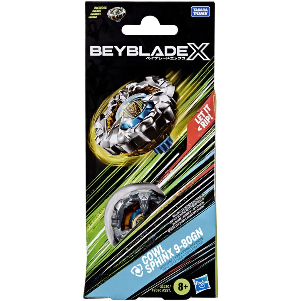 Beyblade X Booster: Cowl Sphinx 9-80GN pörgettyű - Hasbro