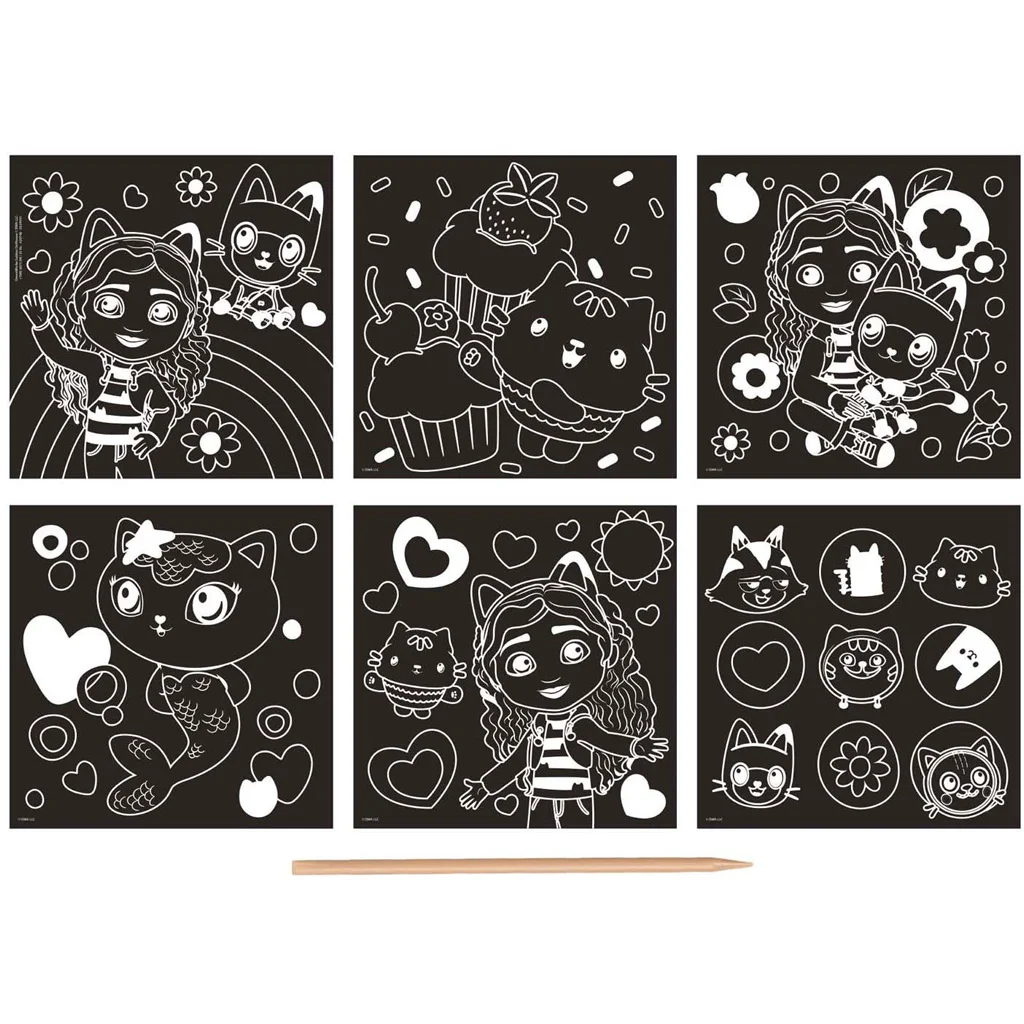 Gabi babaháza: Képkarcoló készlet 6 lapos kép 2