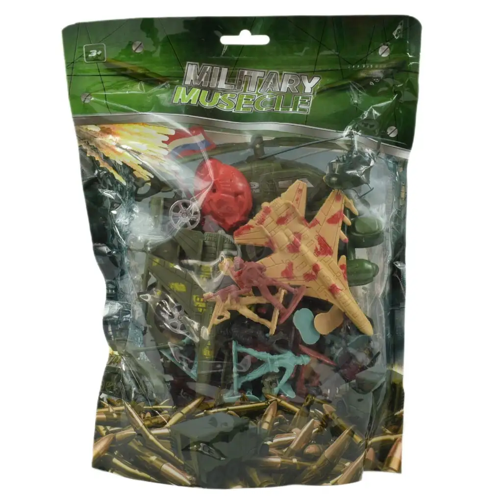 Military Set: Nagy katonai játékszett járművekkel és katona figurákkal kép 4