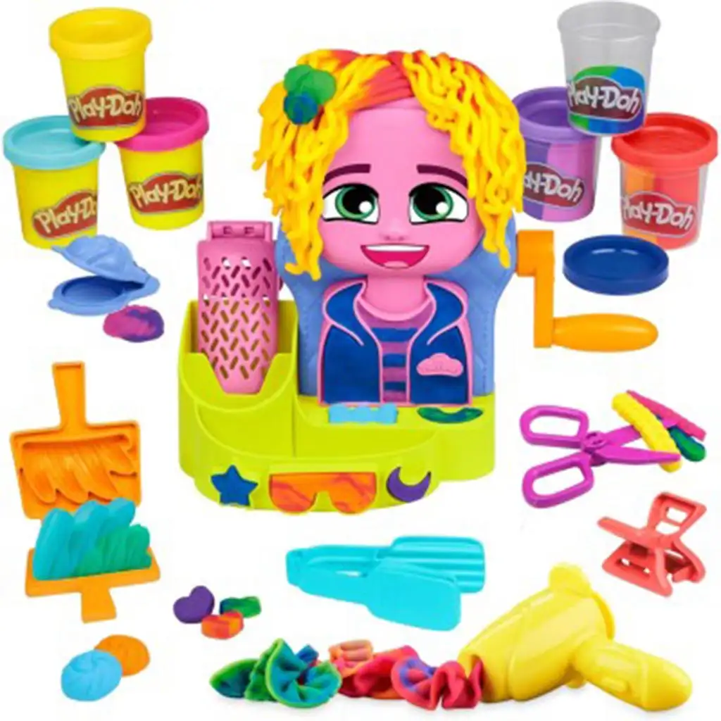 Play-Doh: Fodrászszalon 6 tégely gyurmával - Hasbro kép 2