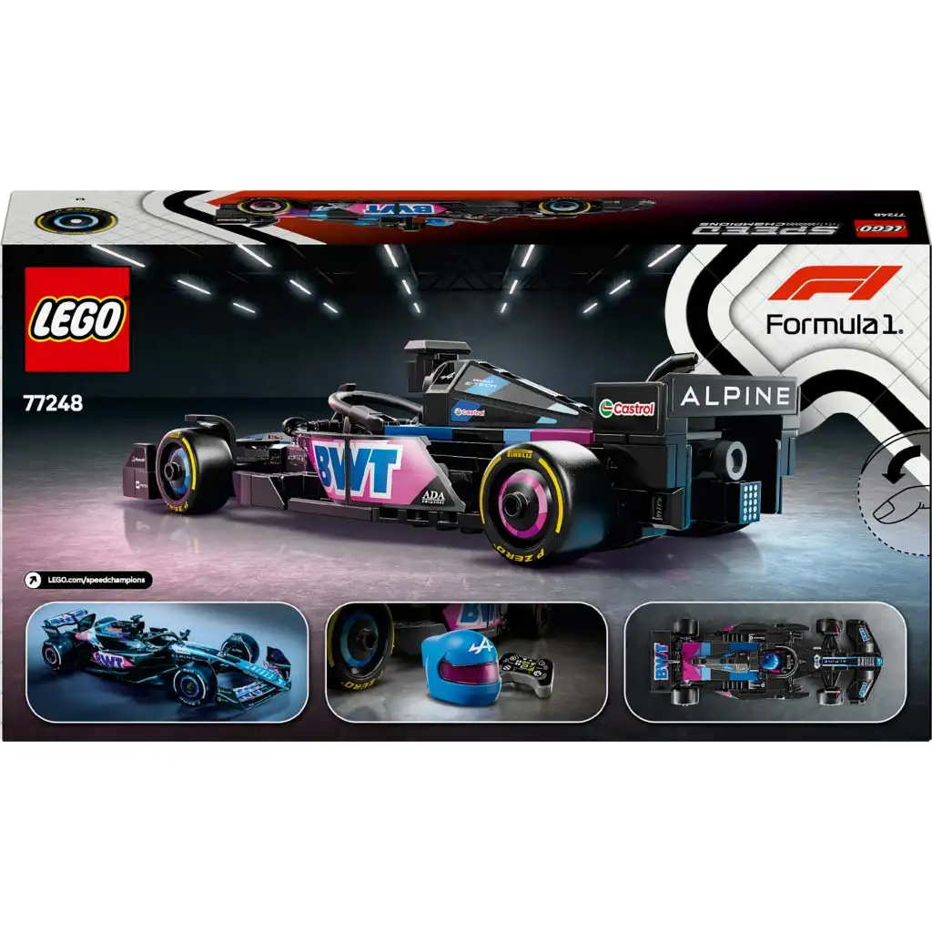 LEGO® Speed Champions: BWT Alpine F1® Team A524 versenyautó (77248) kép 2