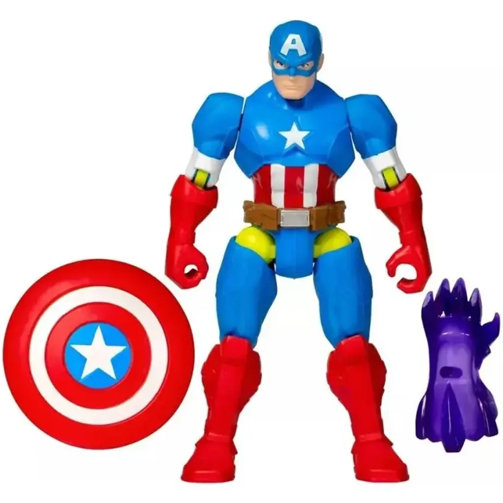 Marvel Mix Mashers: Bosszúállók Amerika kapitány figura kiegészítőkkel - Hasbro kép 2
