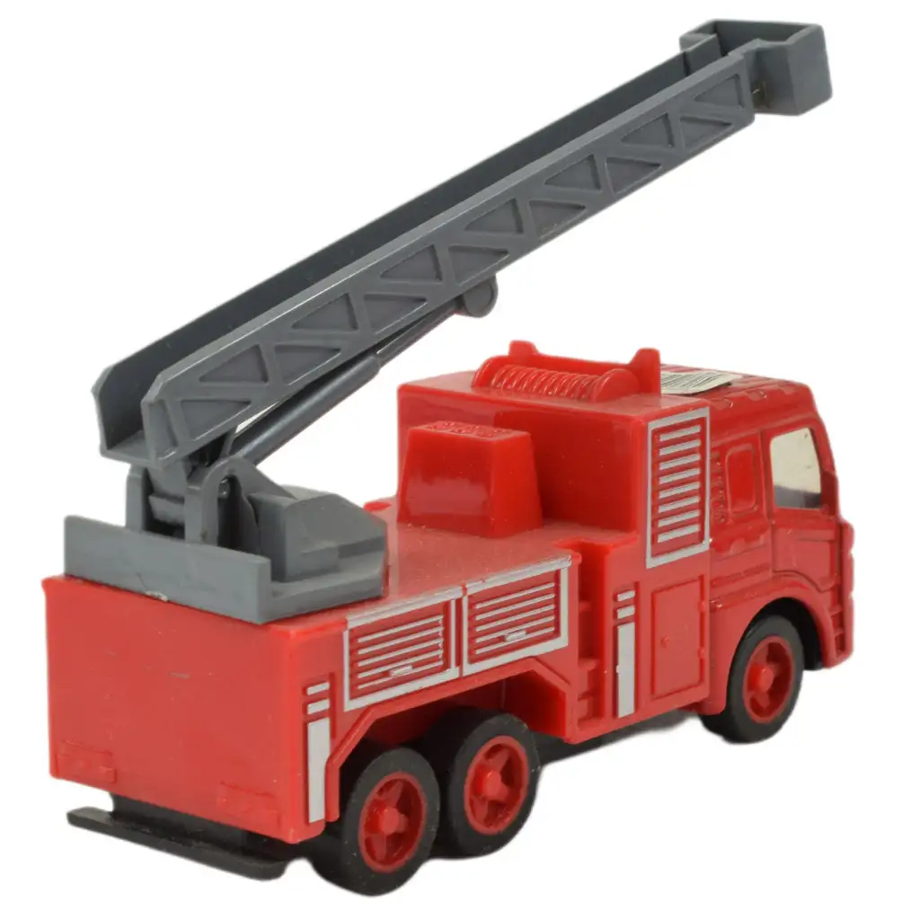 Fire Rescue: Lendkerekes tűzoltósági kamion többféle változatban 9,5cm 1db kép 3