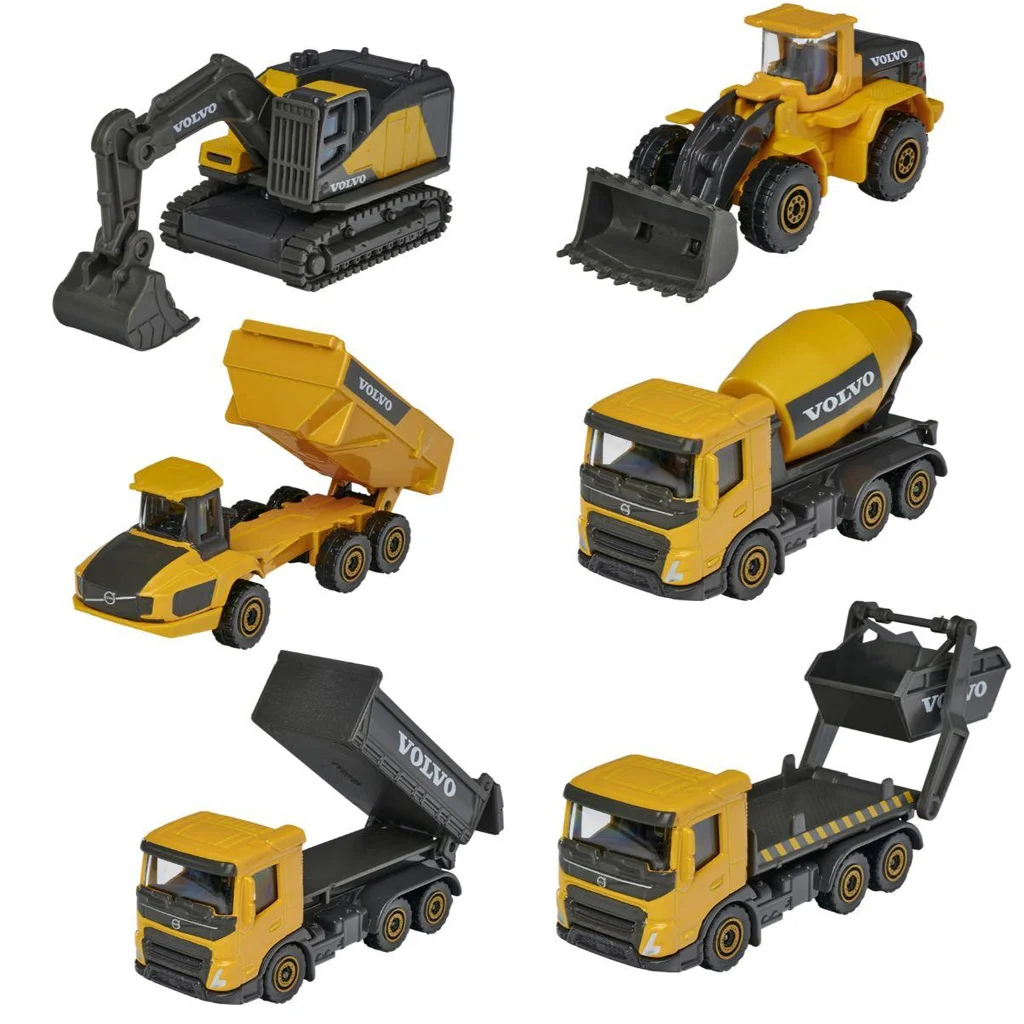 Majorette: Construction Volvo munkagépek többféle változatban 1db - Simba Toys kép 2