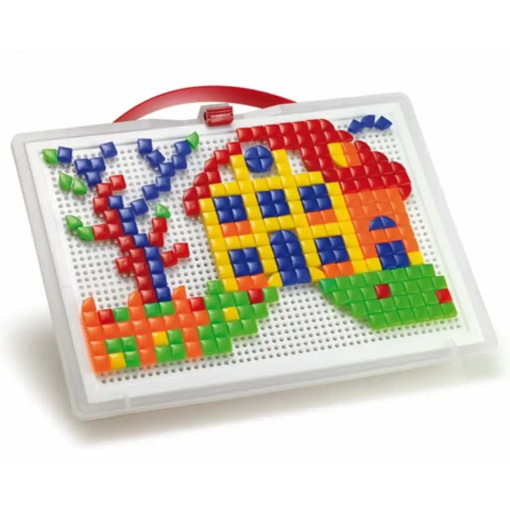 Quercetti: Szögletes pötyi készlet-ház 300db-os kép 2