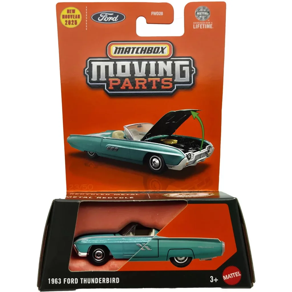 Matchbox: 1963 Ford Thunderbird nyitható kisautó 1/64 – Mattel