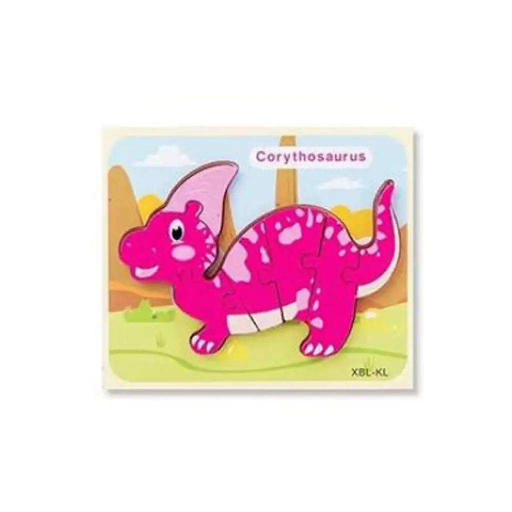 Fa dinoszauruszos formapuzzle többféle változatban kép 3