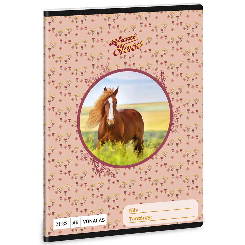 Ars Una: My sweet Horse lovas vonalas füzet A/5