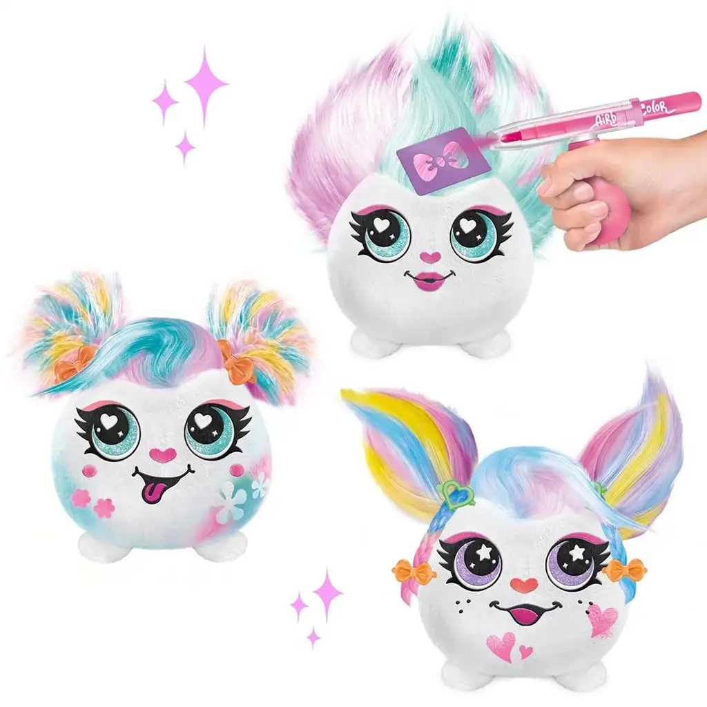 Airbrush színezhető plüss állatok többféle változatban 1db kép 2