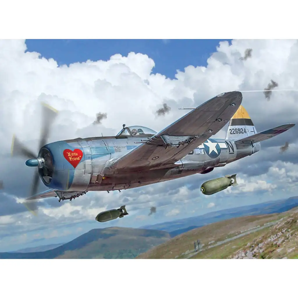 Italeri 1/48 P-47D Thunderbolt repülőgép makett kép 9