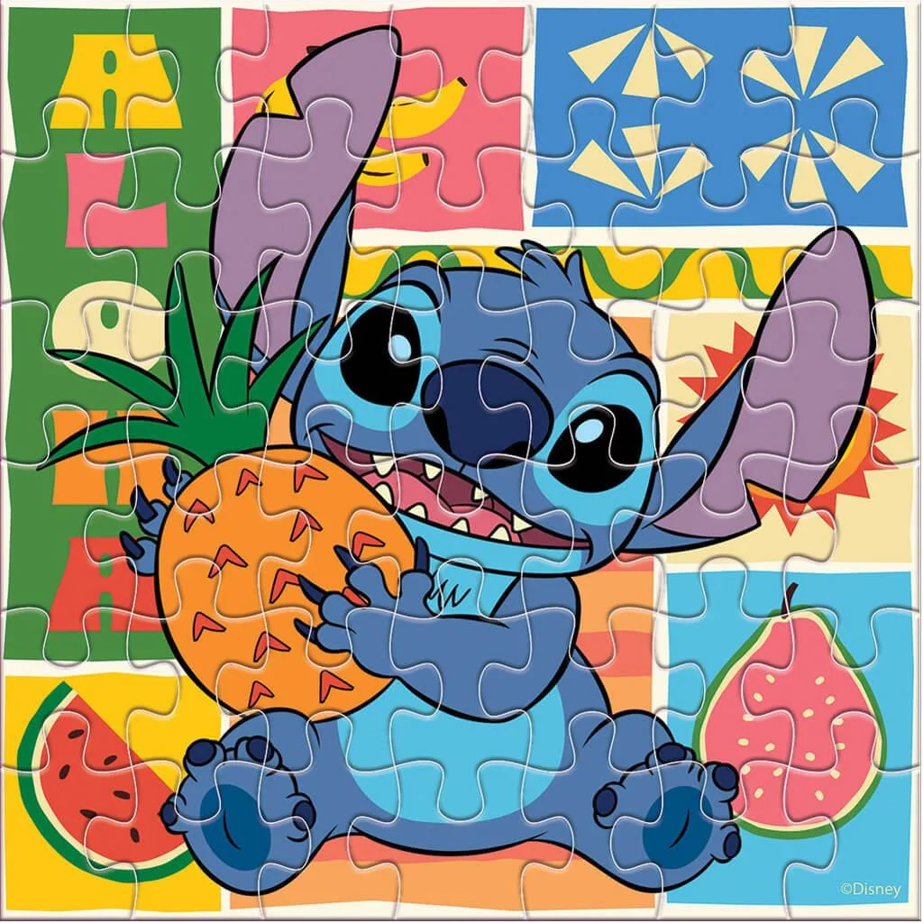 Luna: Stitch 42db-os színezhető puzzle kép 2