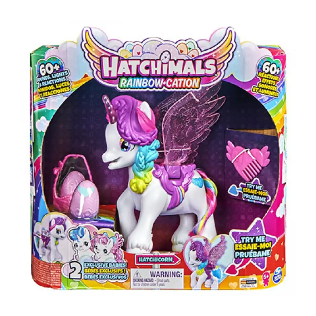 Hatchimals Rainbow Cation Hatchicorn Varázslatos unikornis - Spin Master