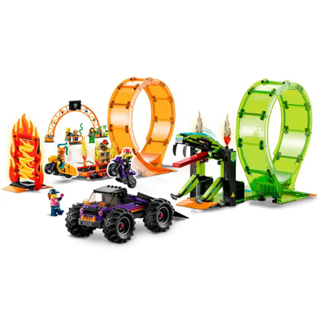 LEGO® City: Kaszkadőr aréna dupla hurokkal (60339) kép 4