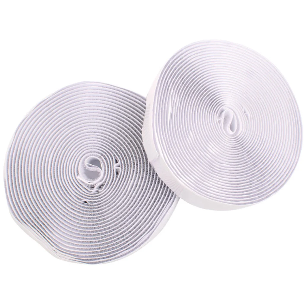 PlayBox: Fehér öntapadós tépőzár tekercsben 20mm x 5m