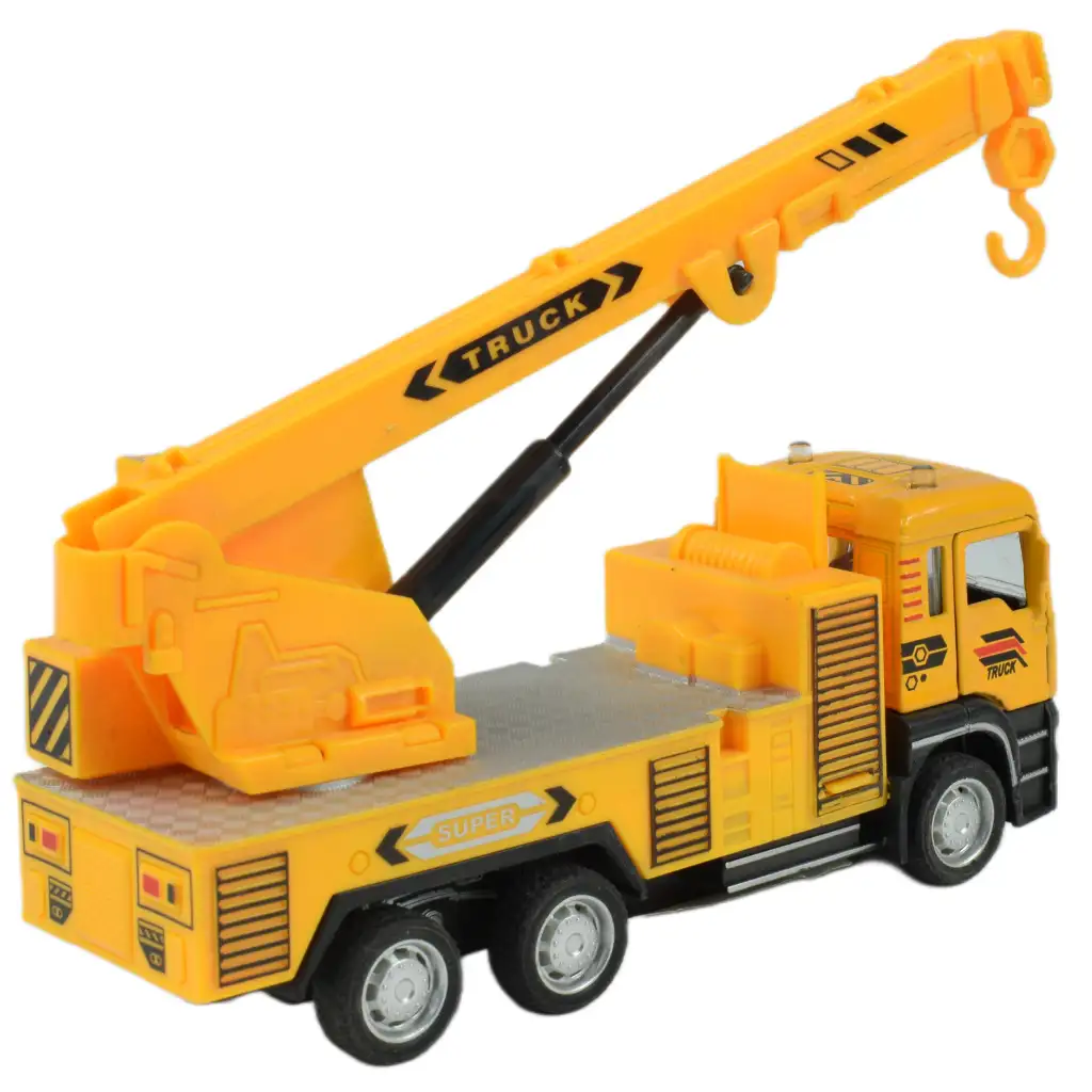 City Truck: Hátrahúzós betonkeverő vagy darus teherautó 14cm kép 4