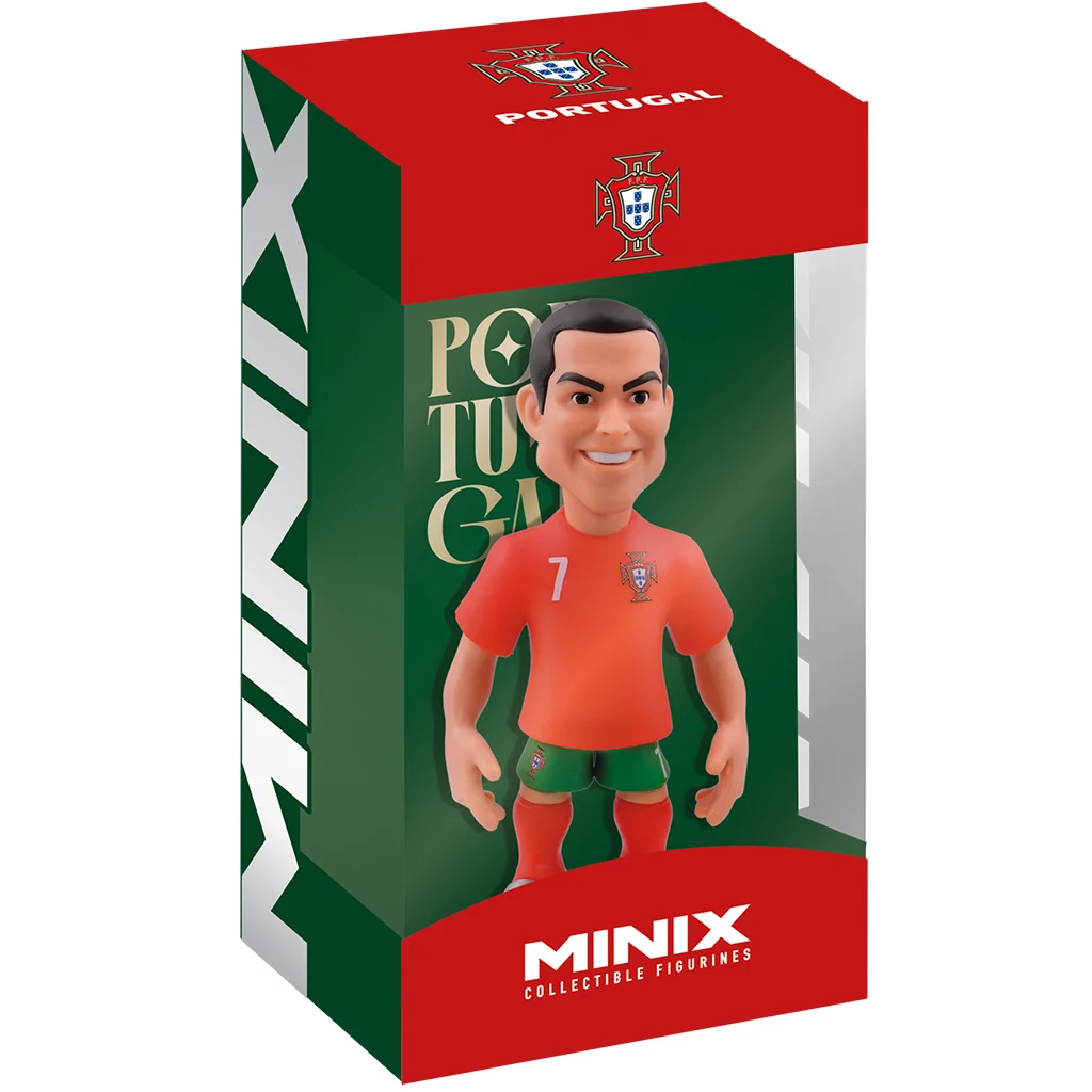 Minix: Portugália - Cristiano Ronaldo focista akciófigura 12cm