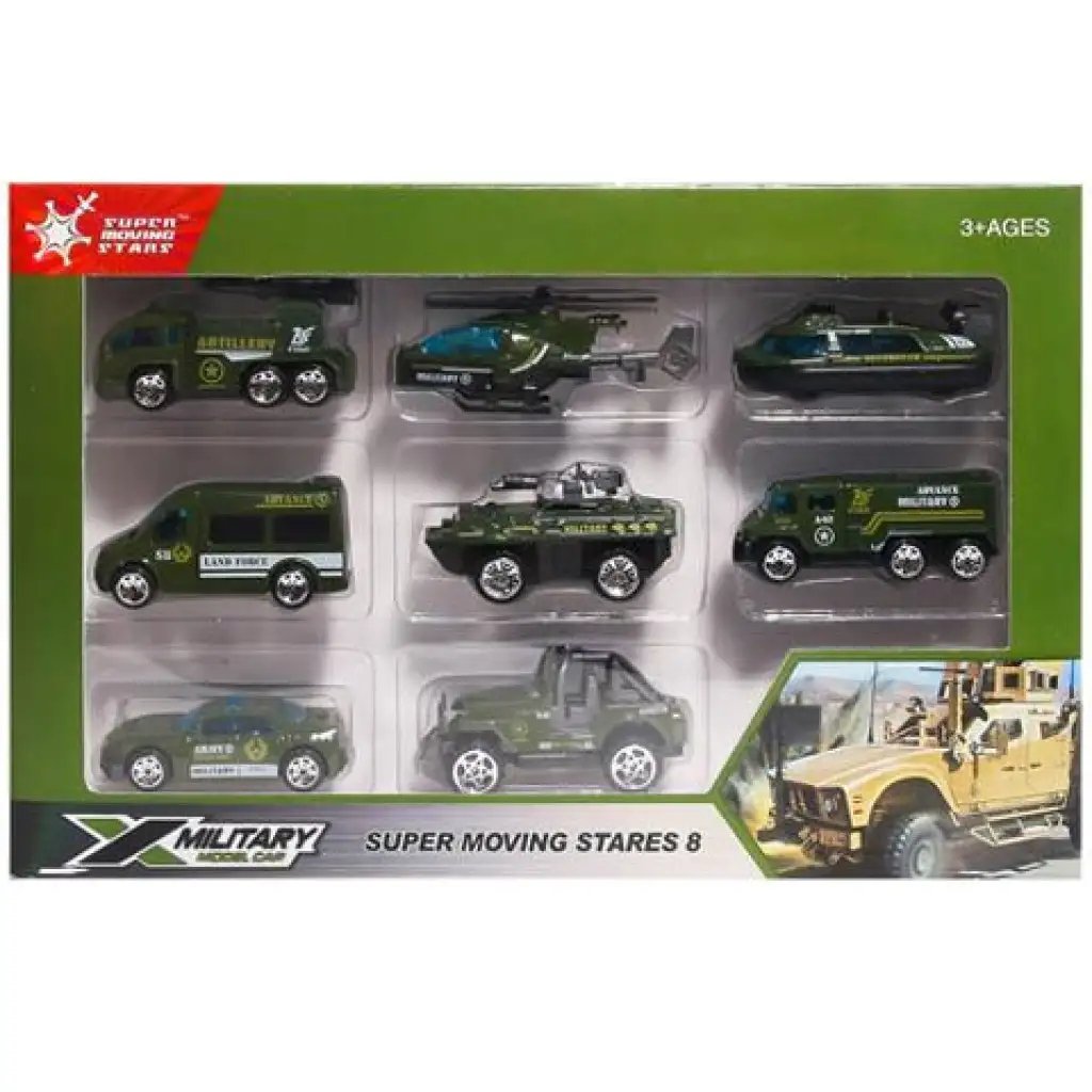 X-Military katonai kisautó szett 8db-os