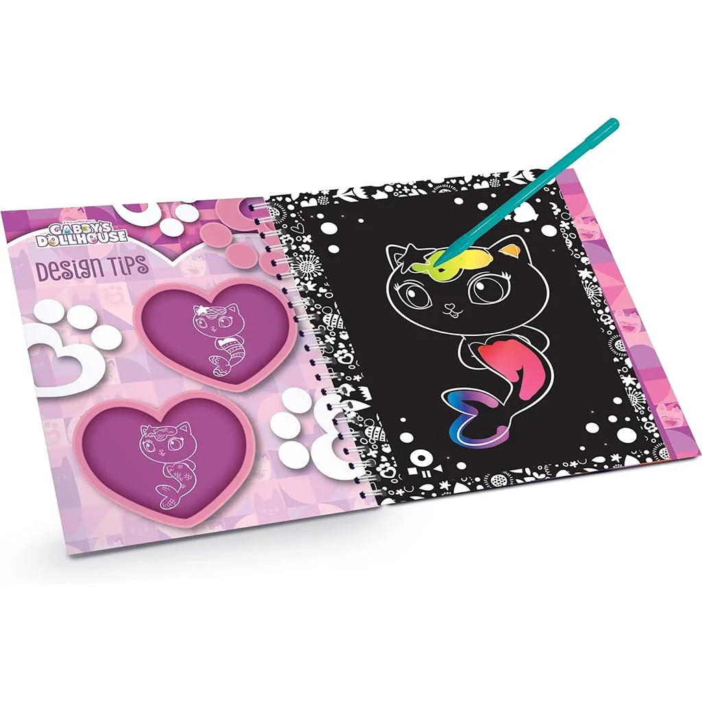 Gabi babaháza: A-meow-zing képkarc készítő füzet 44 oldal - Lisciani kép 2