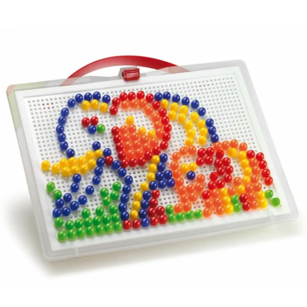 Quercetti: Színes pötyi készlet-elefánt 270db-os kép 2