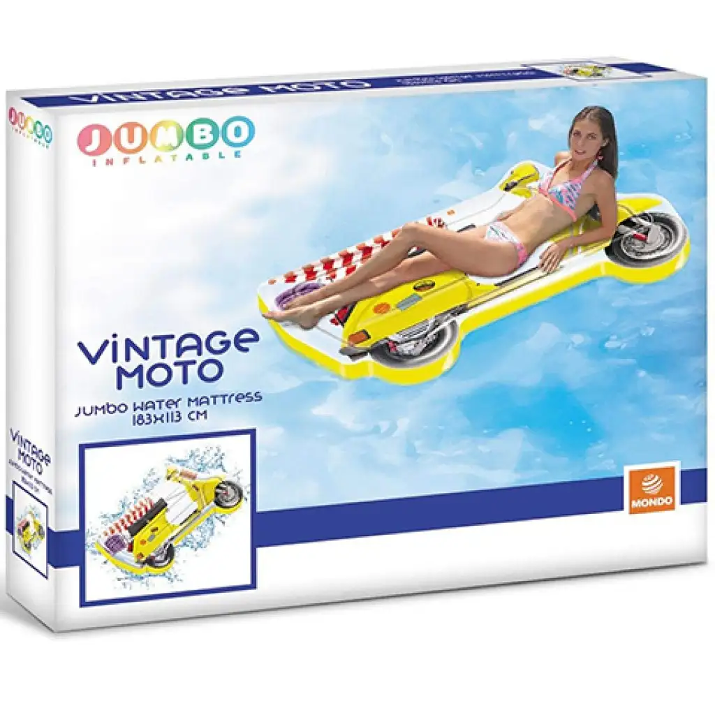 Jumbo Retro motor gumimatrac 113x183cm  - Mondo Toys