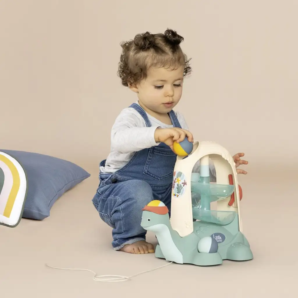 Little Smoby: Húzható teknős golyópálya bébijáték - Simba Toys kép 4