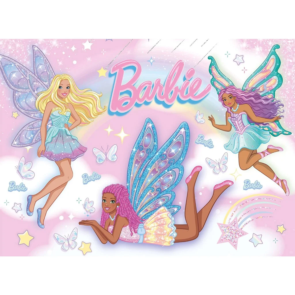 Barbie tündéri barátnők 48db-os Eco mini puzzle 35x25cm - Lisciani kép 2
