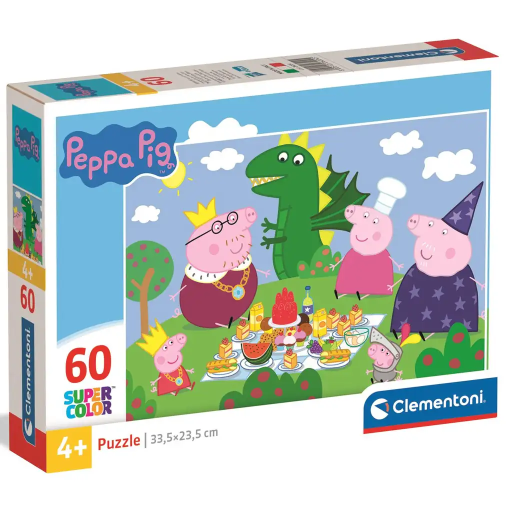 Peppa malac 60 db-os Supercolor puzzle - Clementoni