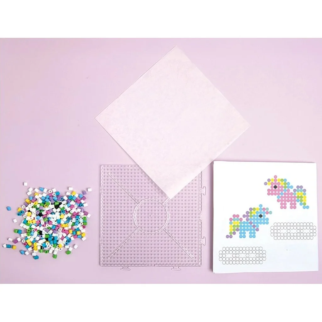 PlayBox: 5mm-es MIDI unikornisos kreatív vasalható gyöngy szett kép 2