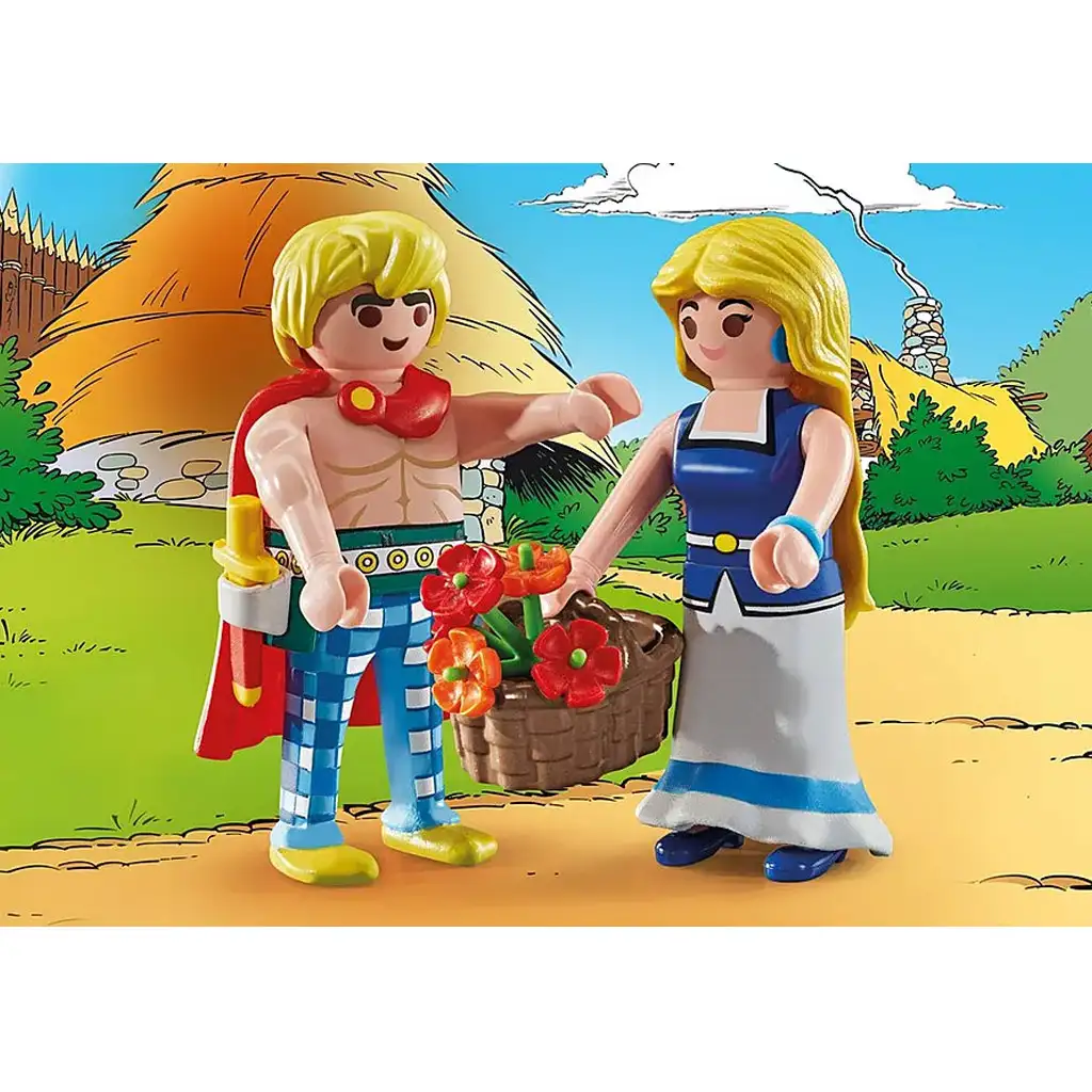 Playmobil: Asterix - Tragicomix és Falbala (71544) kép 2