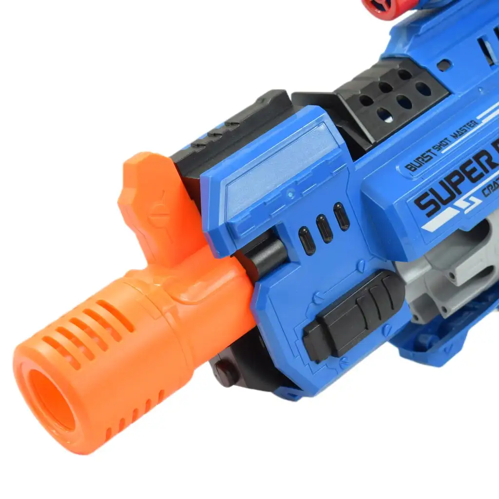 Rapid Launcher: Elektromos forgótáras szivacslövő fegyver 20db tölténnyel 49cm kép 4