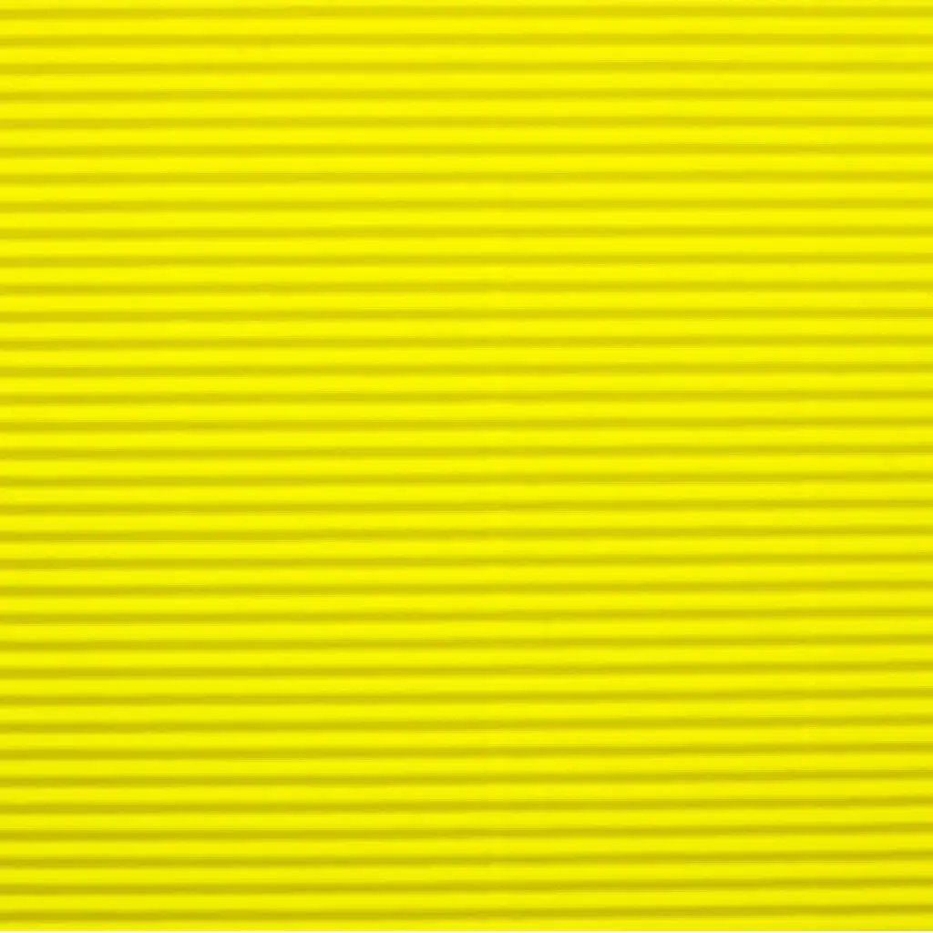 Citromsárga 3D dekor hullámkarton B2 50x70cm 1db