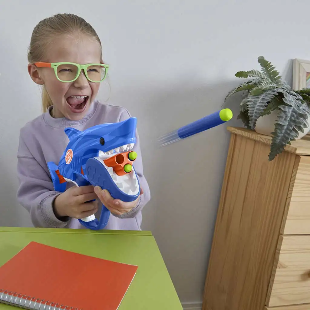 Nerf: Sharkfire szivacslövő 8db tölténnyel - Hasbro kép 5